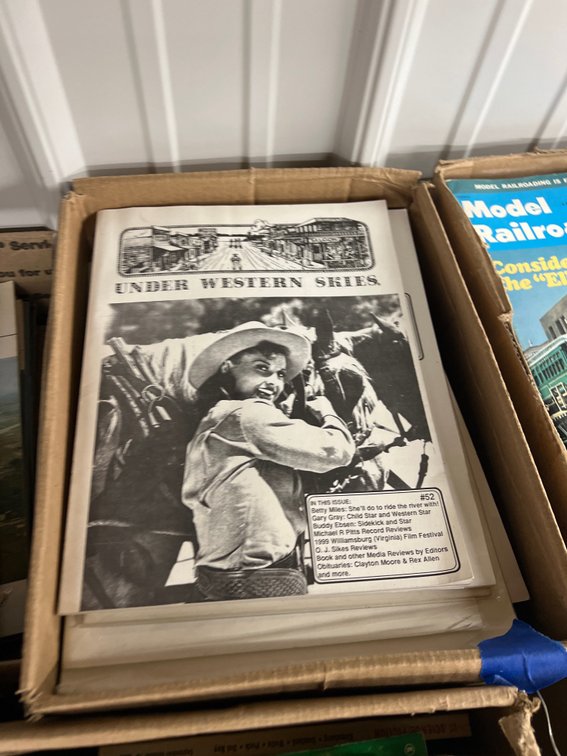 Box of Assorted Magazines