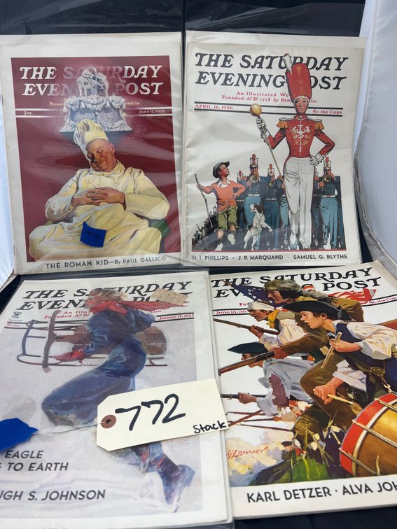 Assorted Saturday Evening Post Magazines