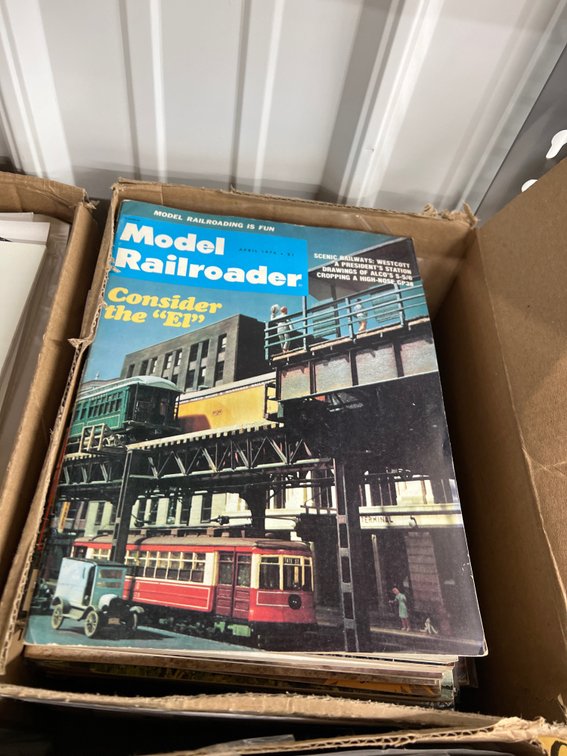 Box of Assorted Magazines