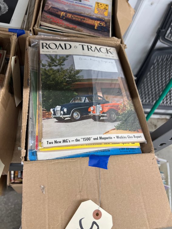Box of Assorted Magazines
