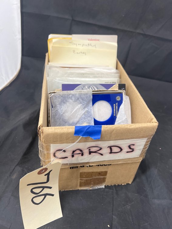 Box of Vintage Greeting Cards