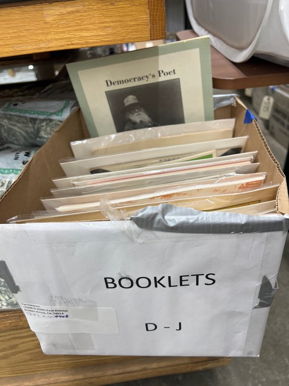 Box of Assorted Booklets