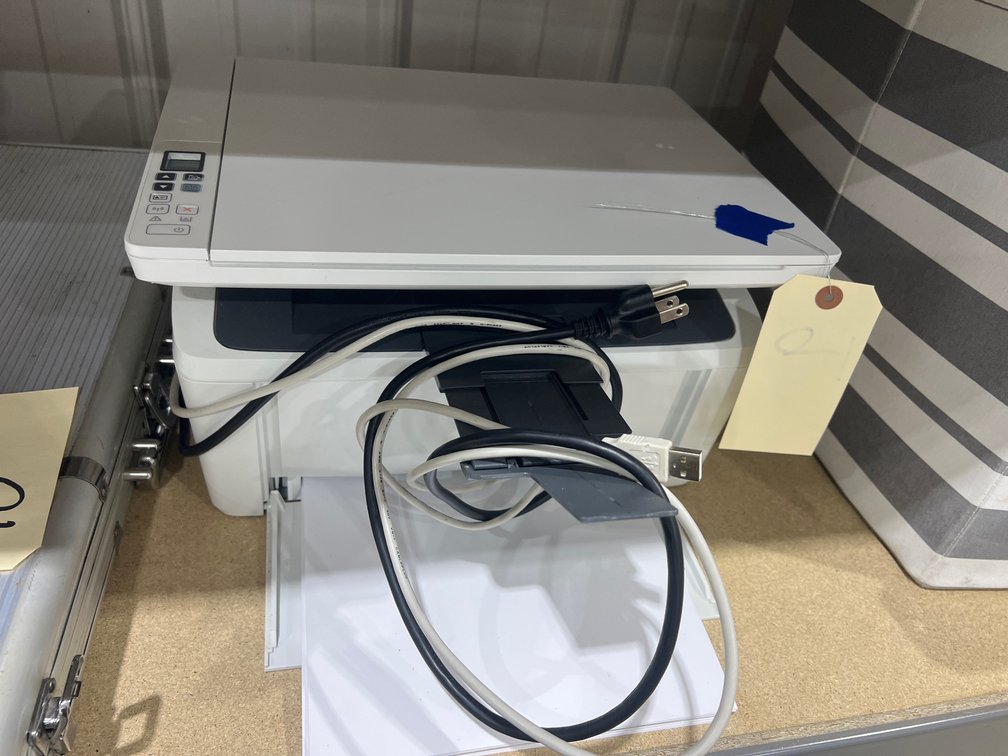 HP LaserJet Pro MFP M28W w/Cords & Paper