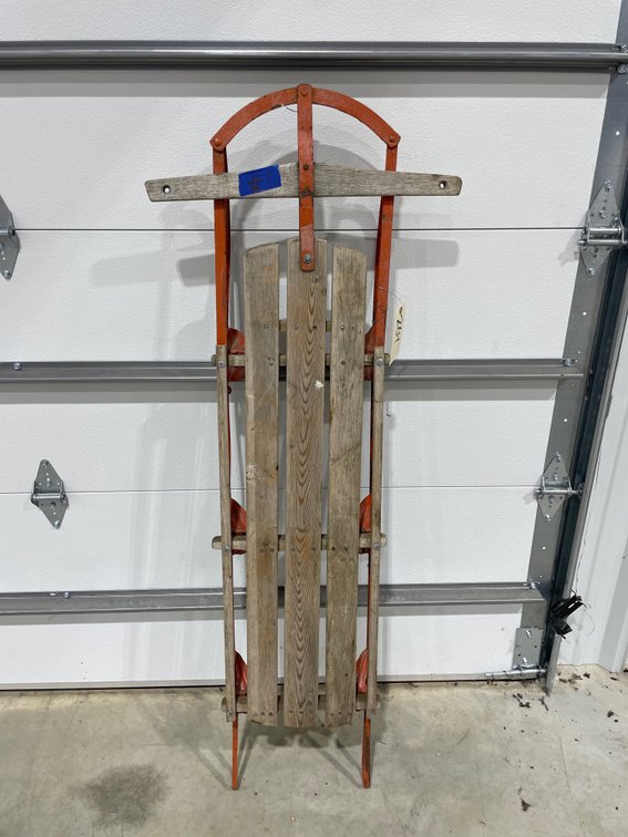 Vintage Wood/Metal Sled