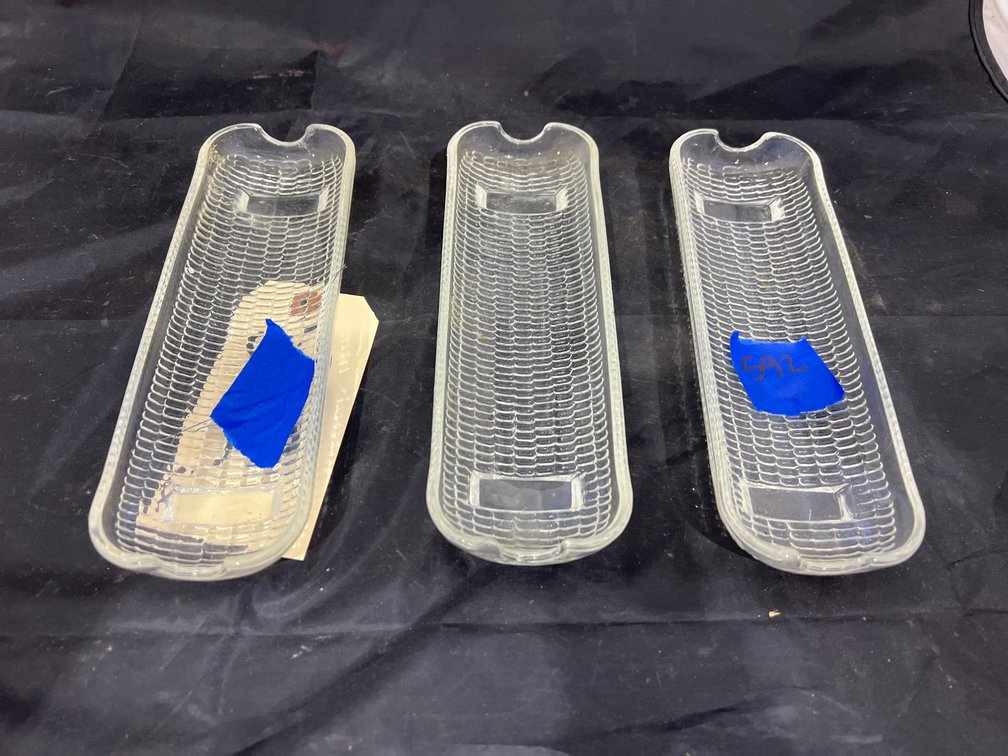 3 - Glass Corn Trays