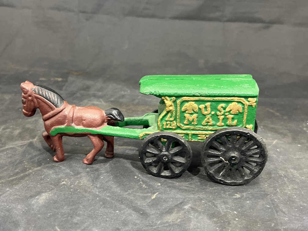 Cast Iron Horse/Buggy Toy