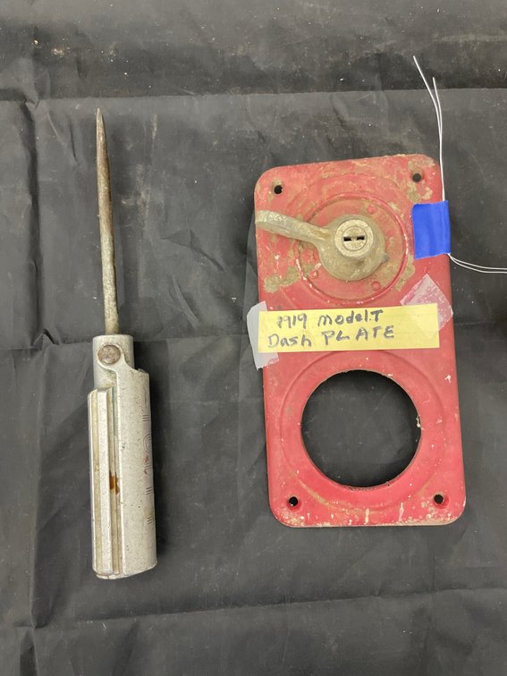 1919 Model T Dash Plate