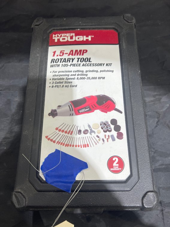 Hyper Tough Corded Rotary Tool w/bits in box