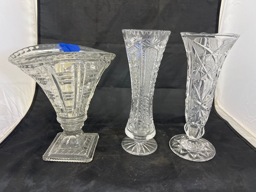 3 - Glass Vases