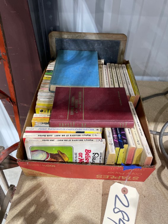 Box of Paperback Ripley's Believe it or Not Books