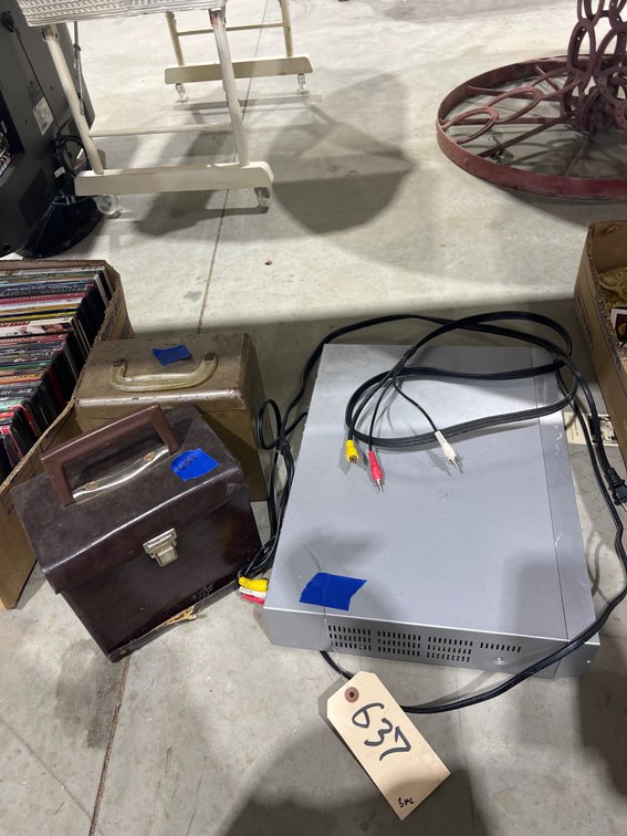 Vinyl Records - Samsung DVD/VHS Player