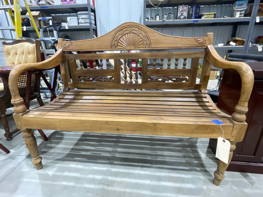 Wooden Bench 50"L x 24"H