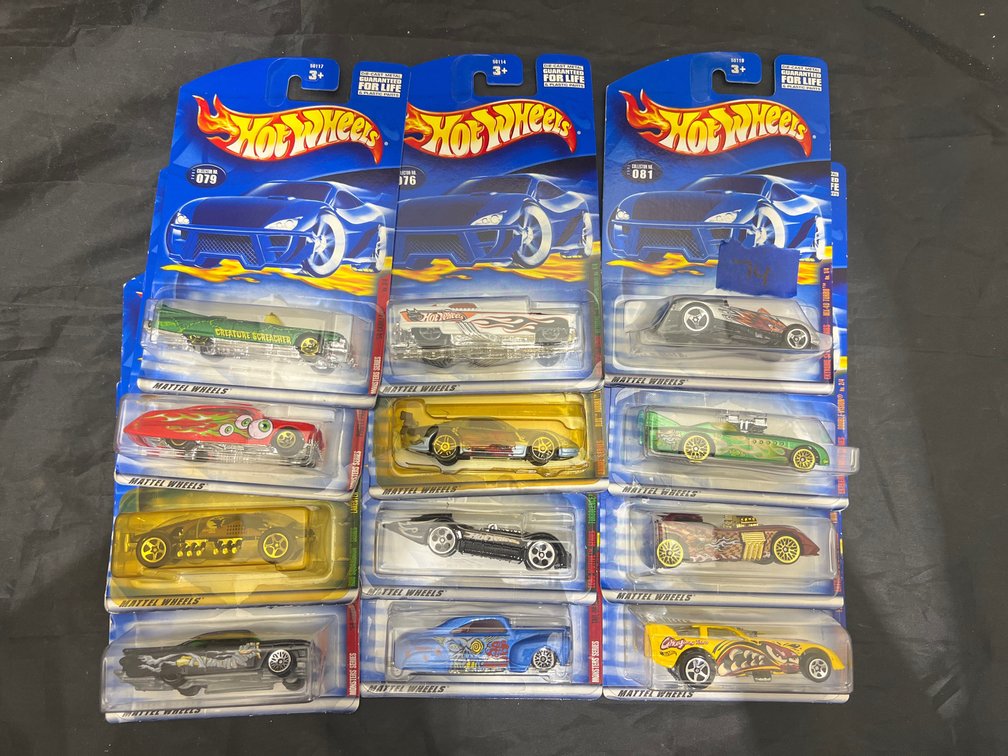 12 Pcs - Hot Wheels Cars NIP