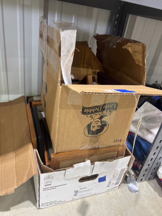 2 Boxes of Picture Frames