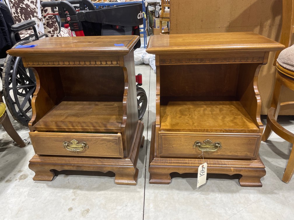 2 - Side Tables 21"L x 16"W x 26"H