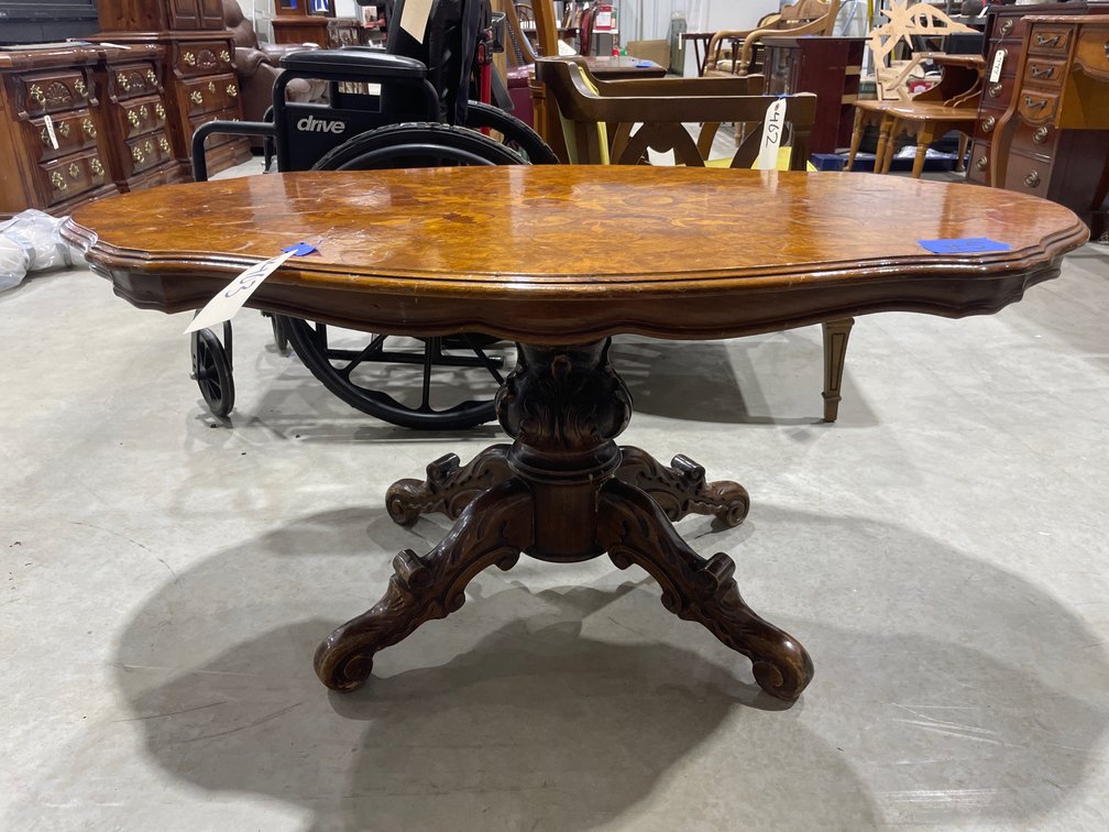Wood Coffee Table 47"L x 27"W x 23"H