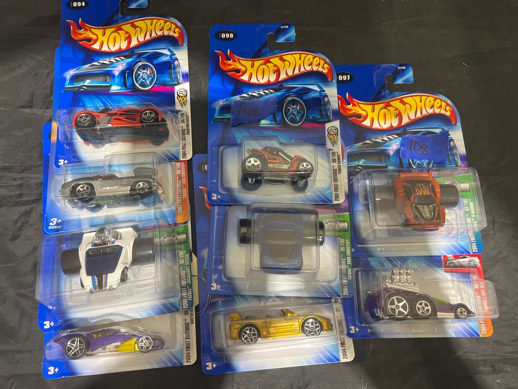 9 Pcs - Hot Wheels Cars in Pkg