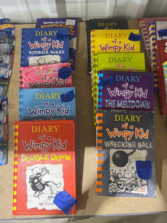 10 Pcs - Diary of a Wimpy Kid Books