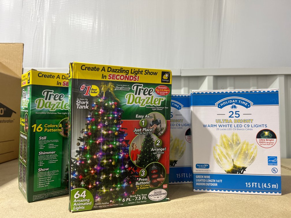 4 Pcs - String Lights & Tree Dazzler String Lights