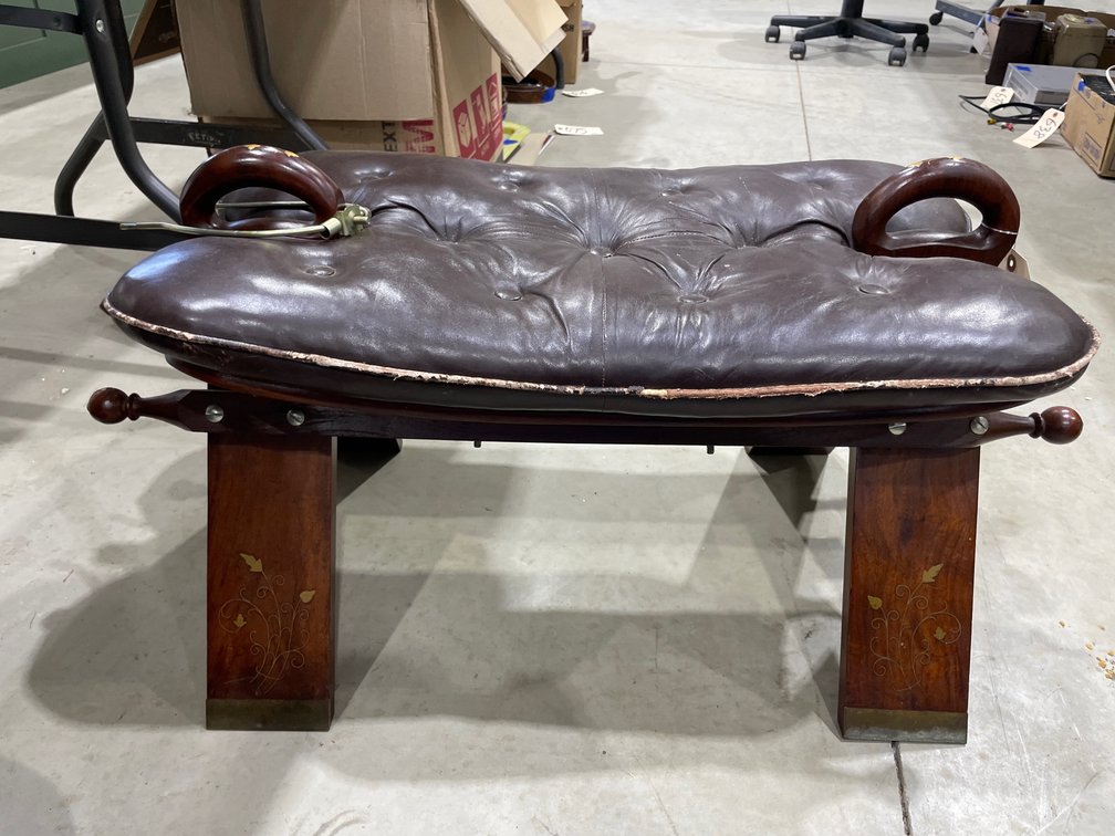 Western Themed Foot Stool 25"x15"x15"