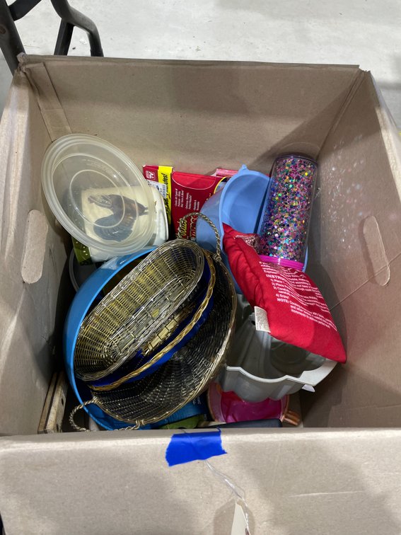 Metal Basket - Plastic Food Storage & More