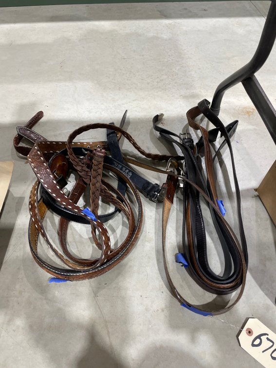 Stack of Western Belts