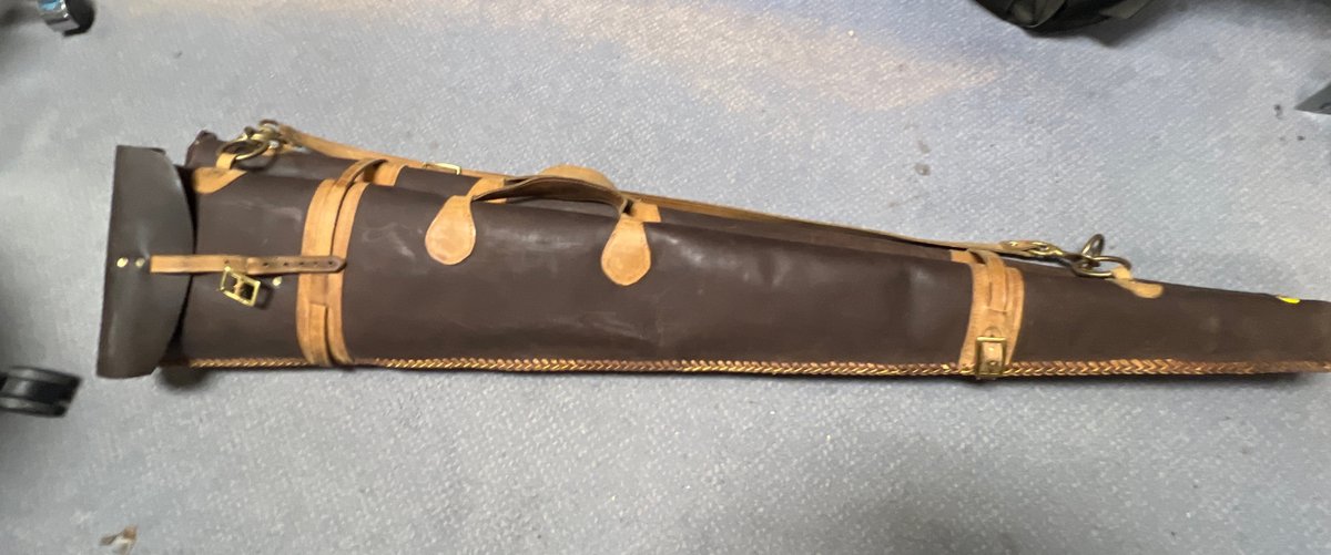 Double Sided Leather Long Gun Case