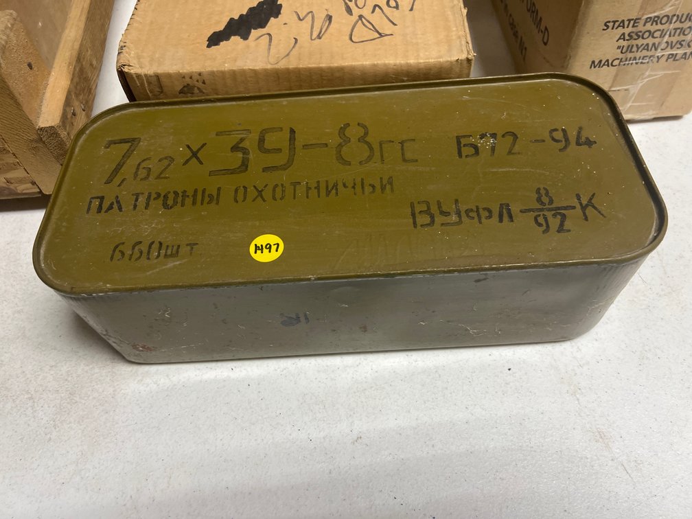 Ammo Can w/660 Rounds 7.62x39 Ammo