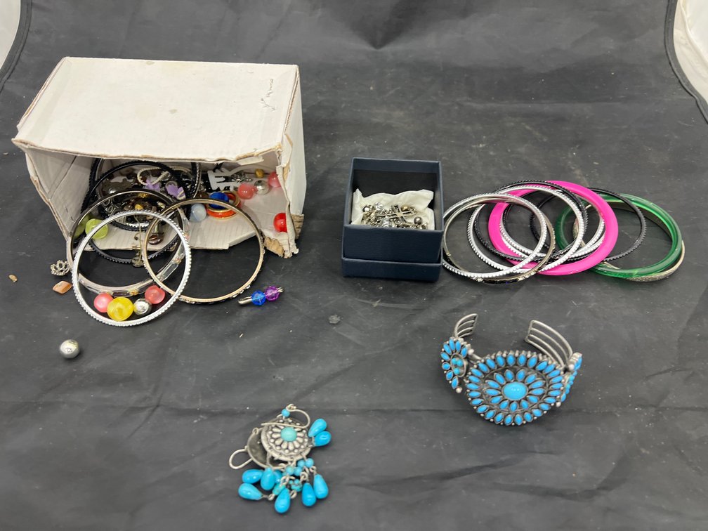 Avon Cuff - Necklace - Assorted Bangles - Bracelet Charms