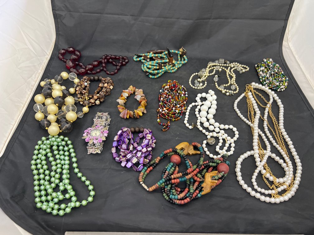 Bag of Beaded Jewelry