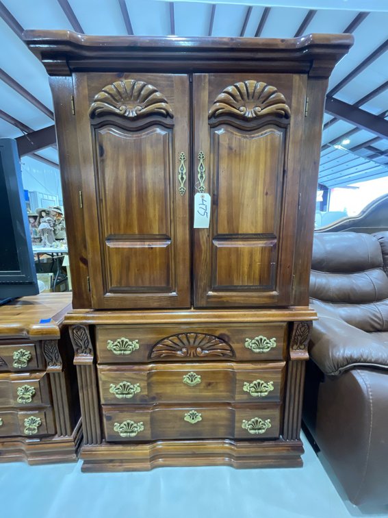 4-Drawers 2-Door Dresser 39"L x 19"W x 66"H