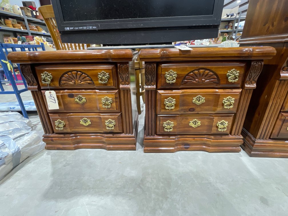 Pair Matching Night Stands 28"L x 17"W x 28"H