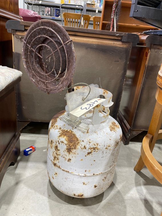 Propane Tank w/Heater Attach