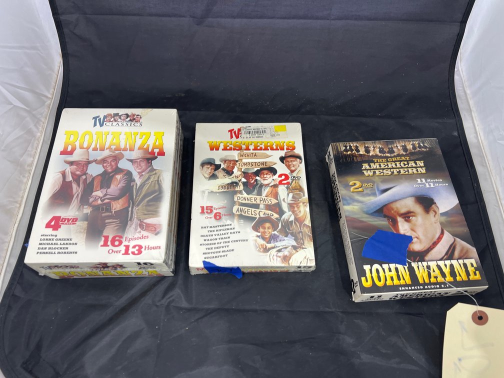 Bonanza DVD Set - TV Westerns DVD Set - John Wayne DVD Set