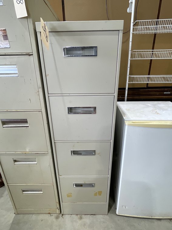 4-Drawer Metal Filing Cabinet 15"L x 29"W x 52"H