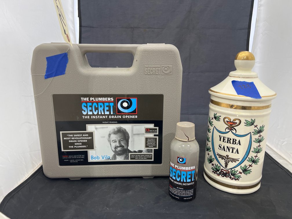 Apothecary Jar & Plumbers Secret Set