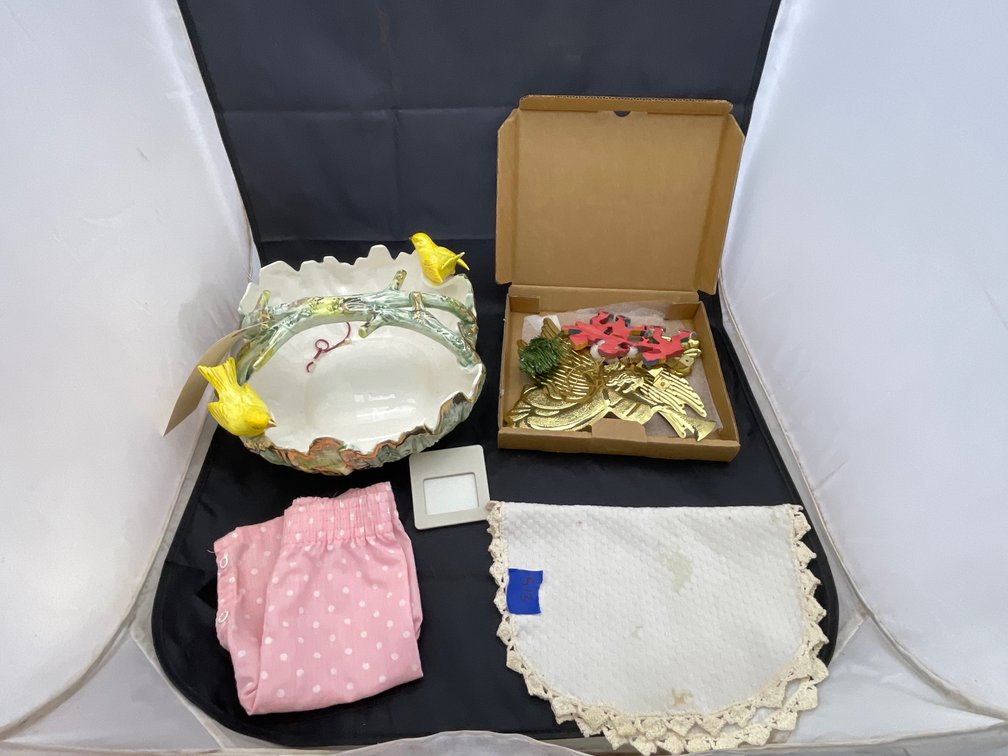 Doilies - Painted Basket - Wall Angels & More