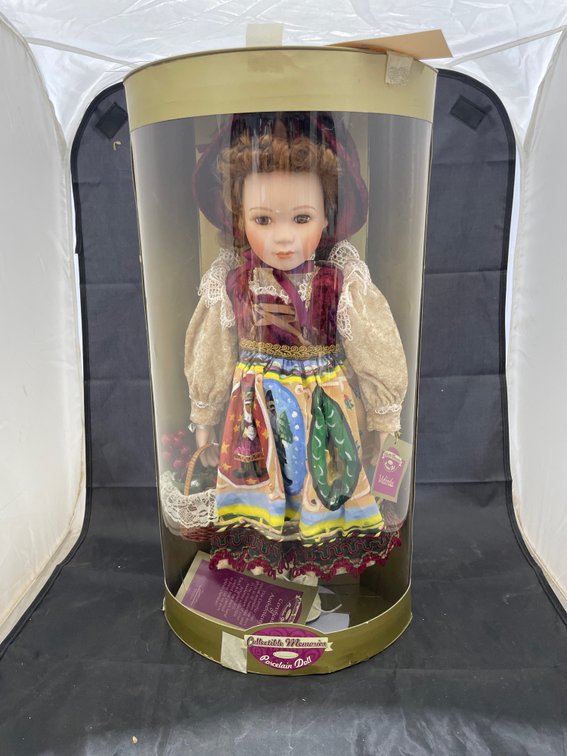 Collectible Memories Porcelain Doll in box