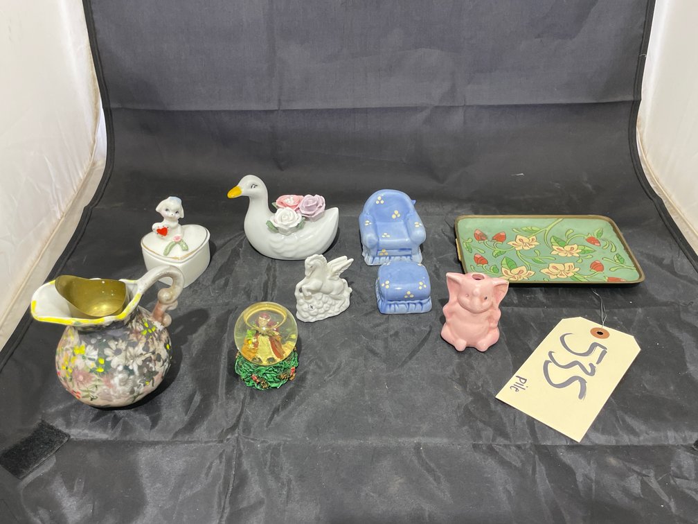 Miniature Animals - Teapot - Snow Globe & More