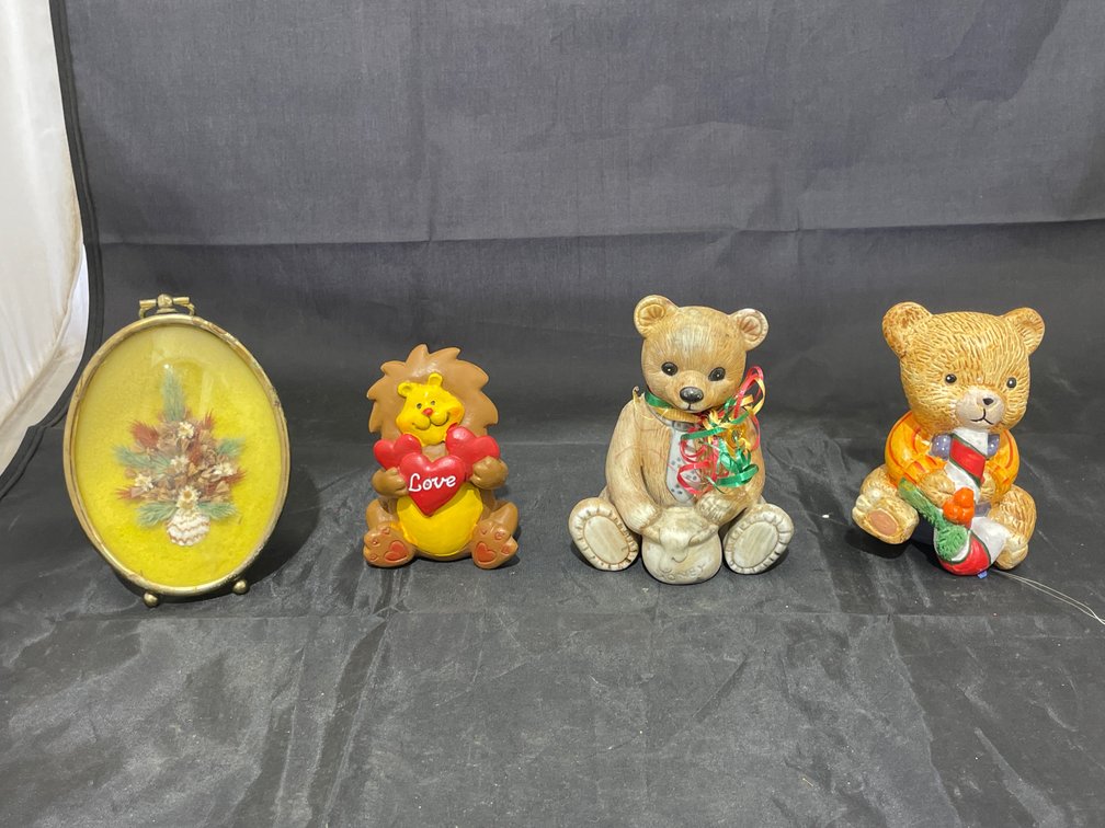 Teddy Bear Figurines - Framed 3D Art & More