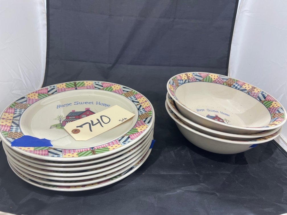 Home Sweet Home Plates & Bowls