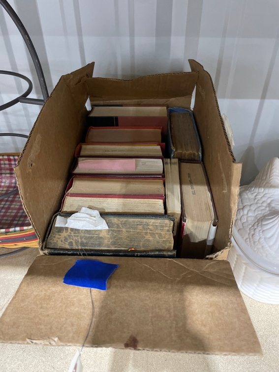 Box of Assorted Hardback Books
