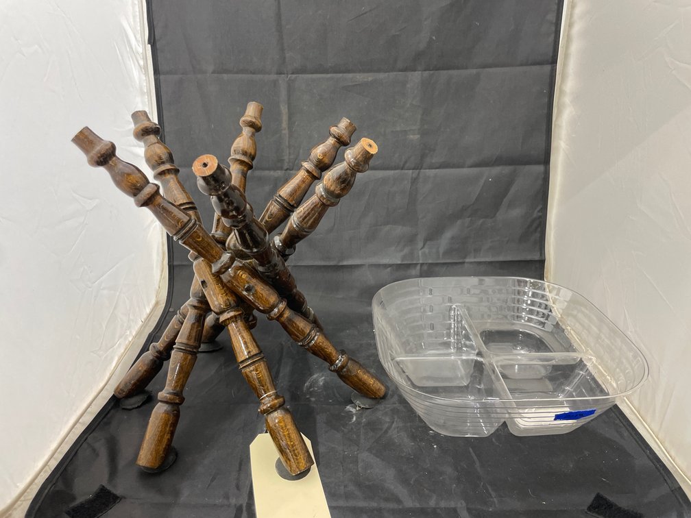 Wood folding Stand - Longaberger Plastic Basket Insert Only
