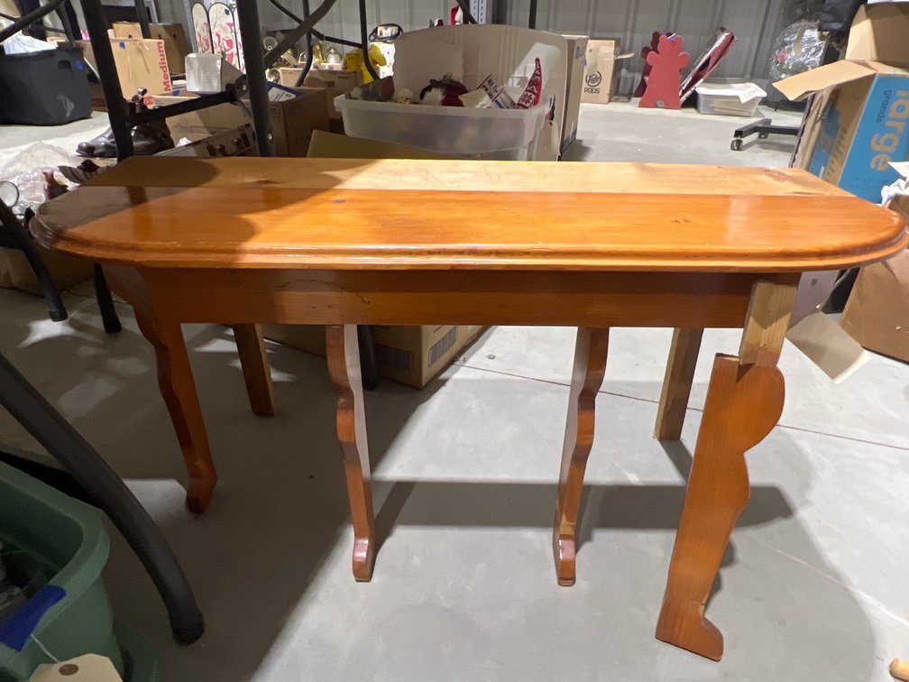 Wooden Table - As Is 36"L x 17"H