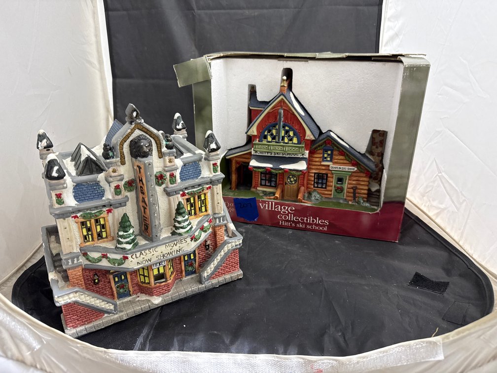 2 - Christmas Village Buildings