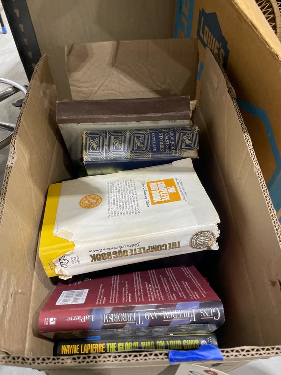 Box of Assorted Hardback Books