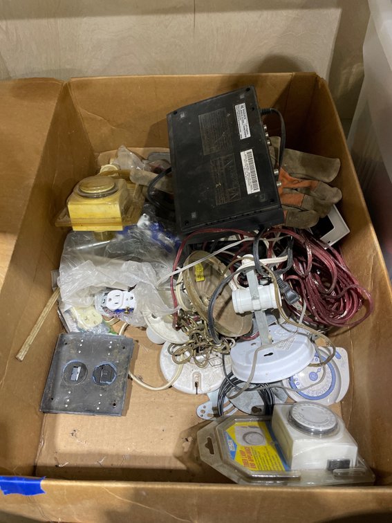 Assorted Cable - Ceiling Light Fixture & More