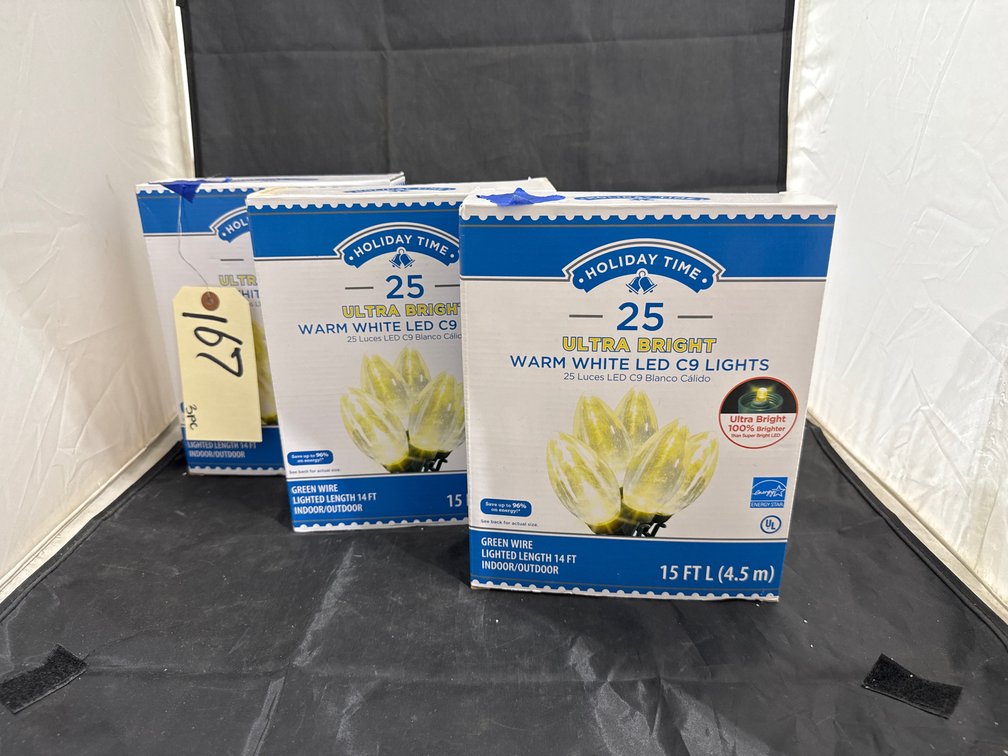 3 Pcs - String Lights in boxes