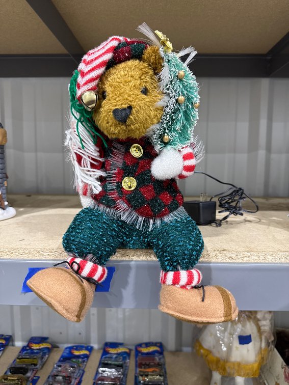 Fiber Optic Holiday Bear