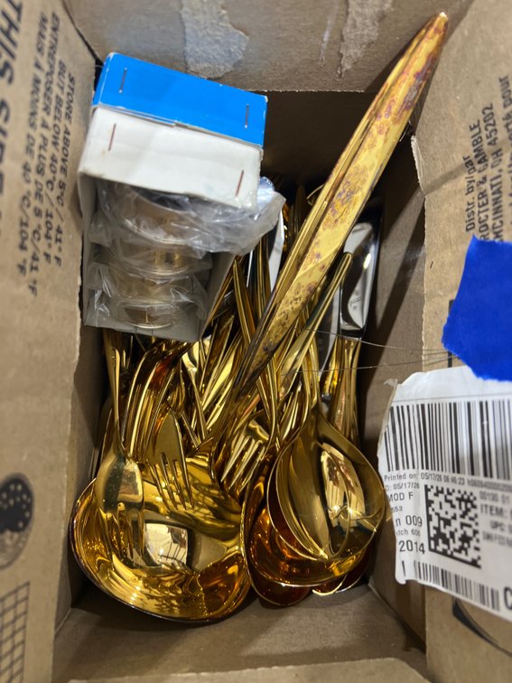Gold Toned Flatware
